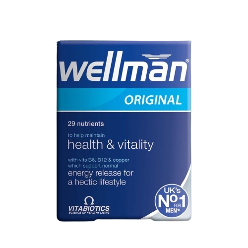 Wellman Original – Complete Multivitamin for Men’s Energy, Vitality & Performance