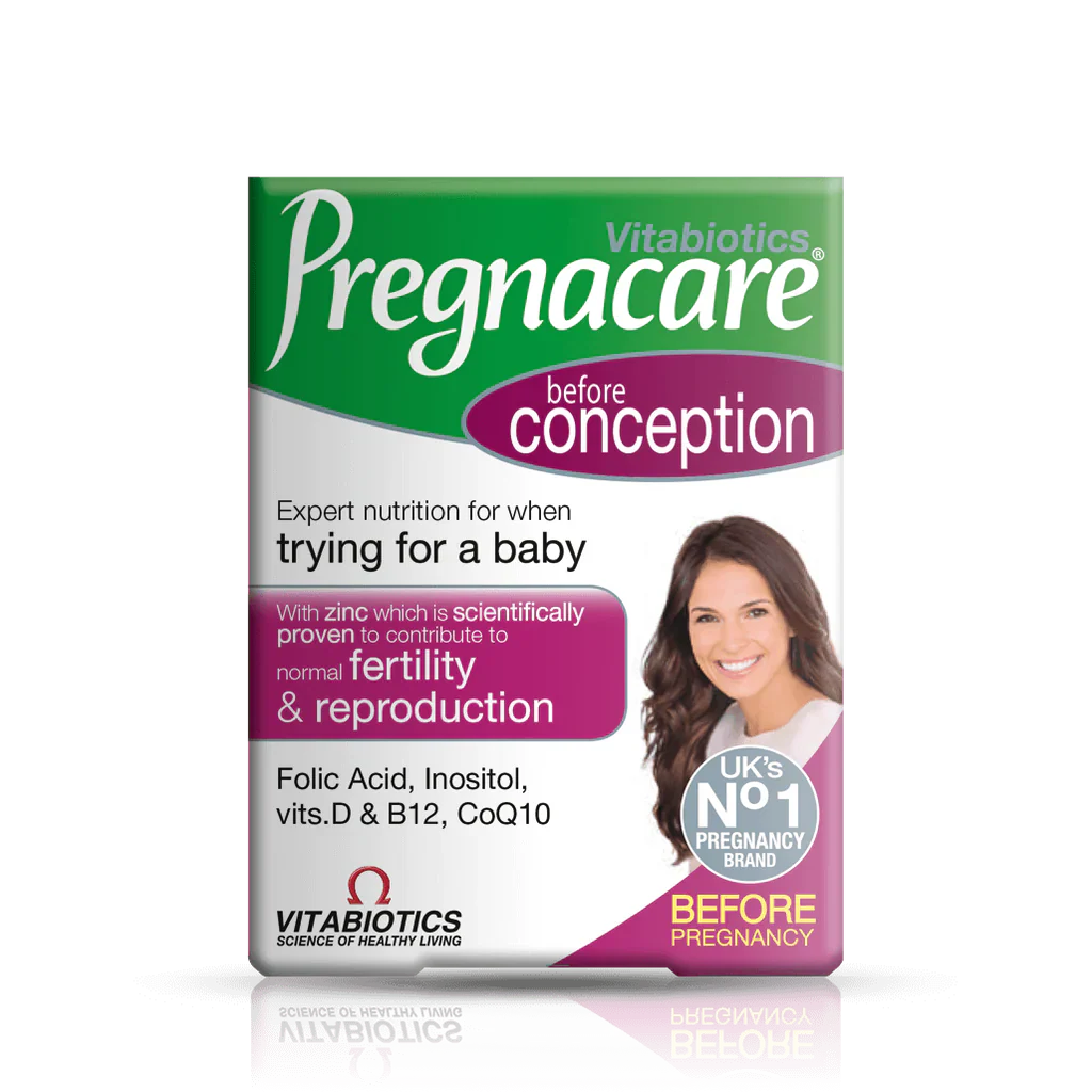 Pregnacare Conception by Vitabiotics – Fertility & Reproductive Health Support – 30 Tablets – UK Imported