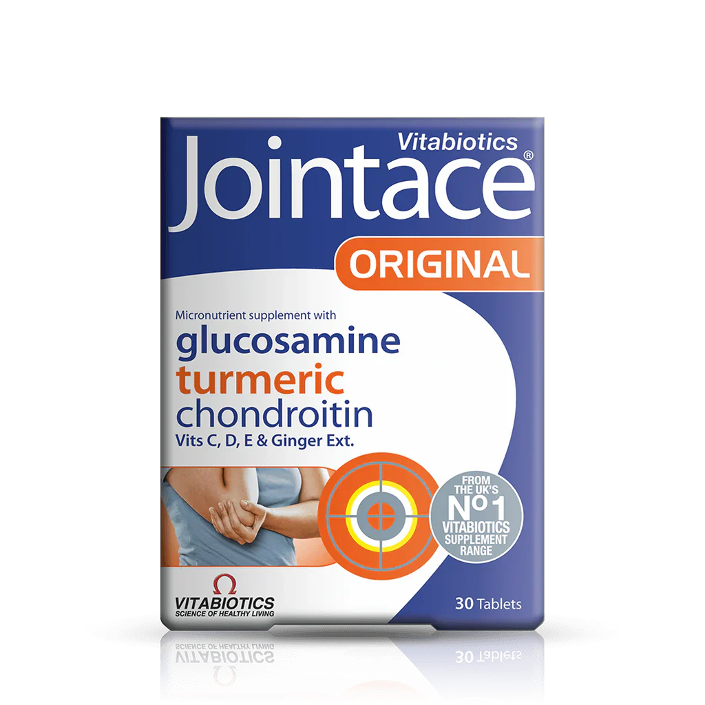 Vitabiotics Jointace Original – 30 Tablets – Joint & Cartilage Support – Glucosamine, Chondroitin, Vitamins & Minerals – Imported from UK