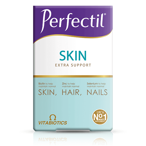 Vitabiotics Perfectil Skin – 56 Tablets – Advanced Skin Radiance, Hydration & Anti-Ageing Supplement with Collagen, Biotin & Antioxidants – Imported from UK
