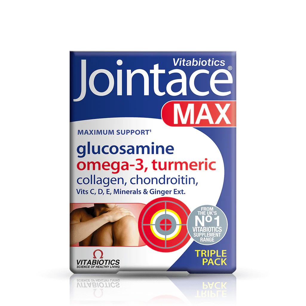 Vitabiotics Jointace Max – Complete Joint & Bone Health Formula – Omega-3, Glucosamine, Collagen & Chondroitin – 84 Tablets/Capsules