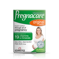 Vitabiotics Pregnacare Original – 30 Tablets – Folic Acid, Vitamin D, Iron & Essential Nutrients for Pregnancy – UK Imported