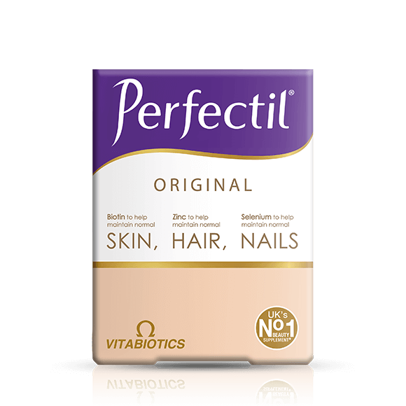 Vitabiotics Perfectil Original – 30 Tablets – Skin, Hair & Nail Health with Biotin, Zinc & Selenium – Imported from UK