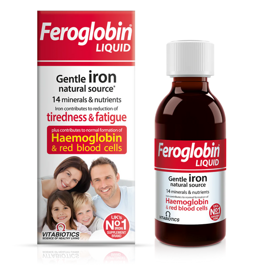 Feroglobin Liquid – Iron & Multivitamin Supplement – Energy, Blood & Immunity Support – 200ml
