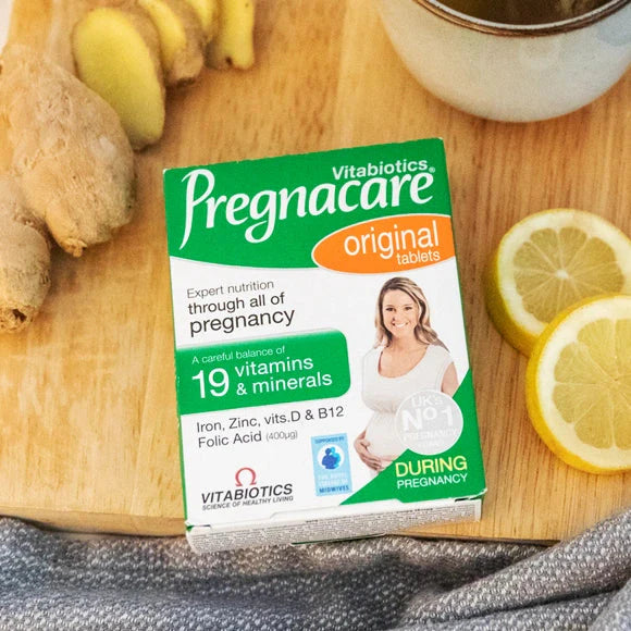 Vitabiotics Pregnacare Original – 30 Tablets – Folic Acid, Vitamin D, Iron & Essential Nutrients for Pregnancy – UK Imported