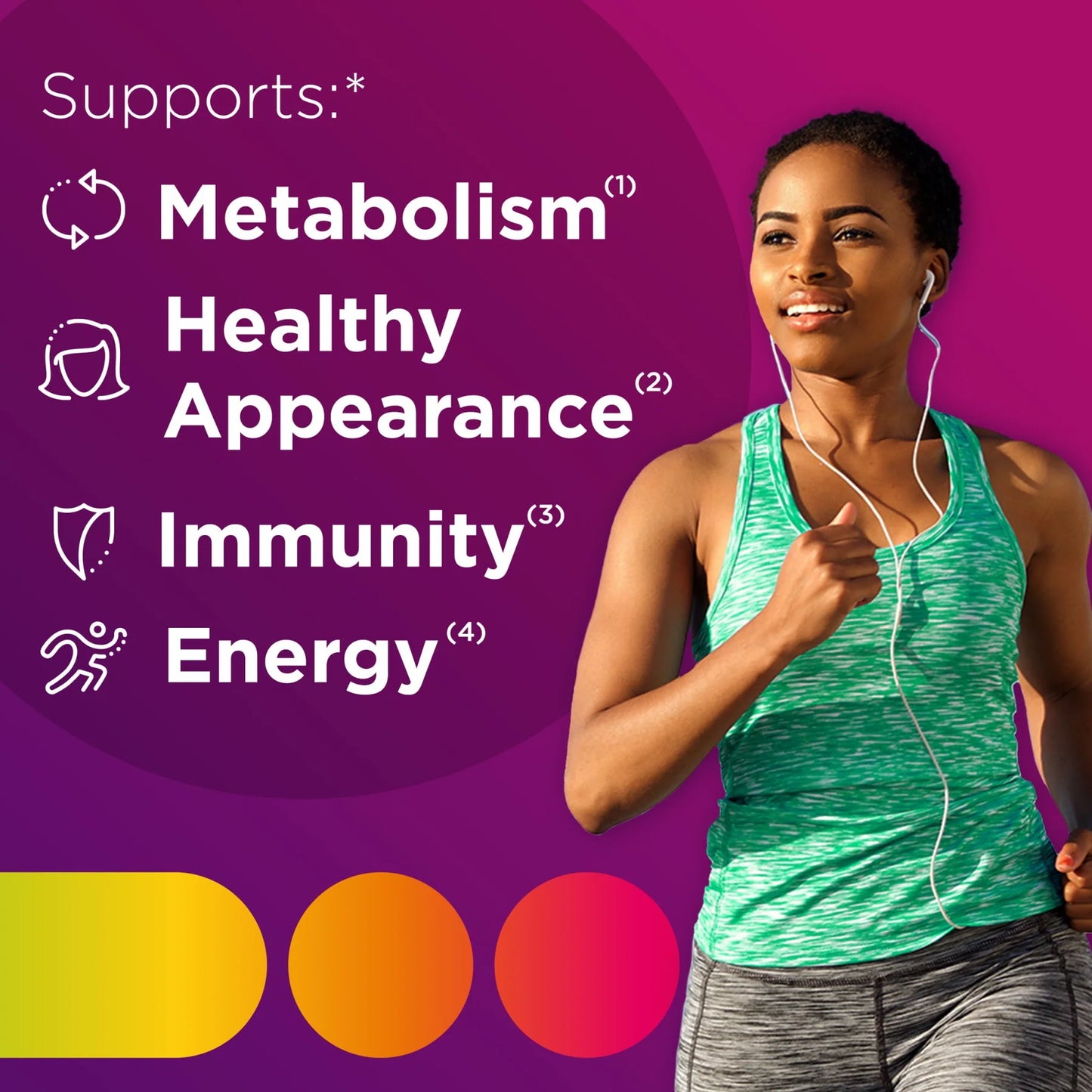 Centrum Women Multivitamin – 100 Tablets – Daily Energy, Immunity & Bone Health Support