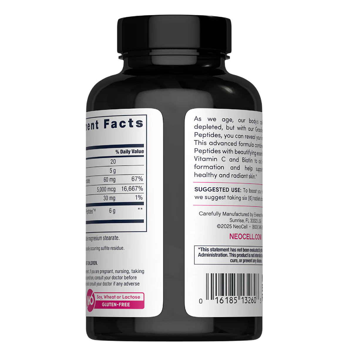 Neocell Collagen Supplement – Biotin + Vitamin C – 6000mg – 180 Tablets for Skin, Hair & Nails
