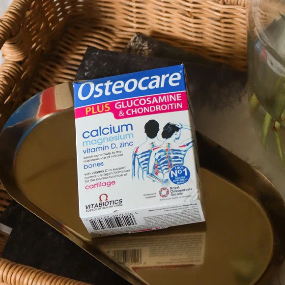 Osteocare Plus with Glucosamine & Chondroitin – 60 Tablets – Calcium, Magnesium, Vitamin D, Joint & Bone Support – UK Imported