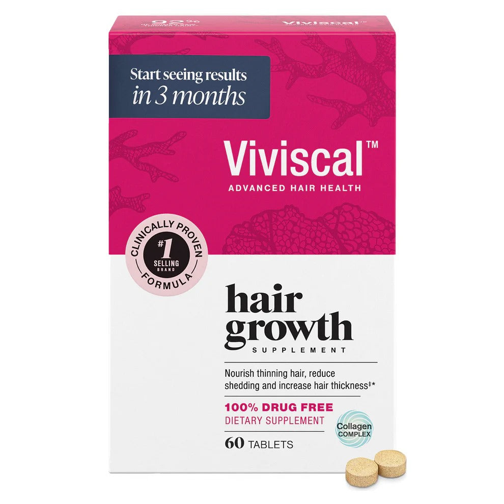 Viviscal Hair Growth Supplement for Women – 60 Tablets | Advanced Hair Nourishment Formula