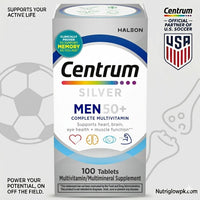 Centrum Silver Men 50+ Complete Multivitamin | 100 Tablets Imported