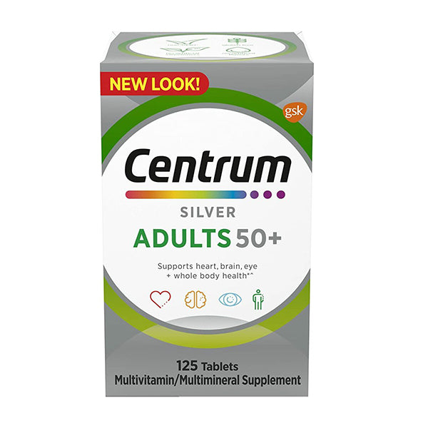 Centrum Adults Multivitamin Supplement – 125 Tablets – Daily Energy, Immunity & Overall Wellness Support