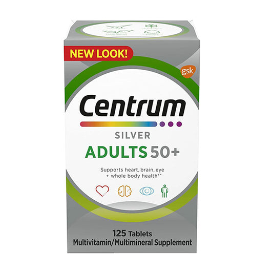 Centrum Adults Multivitamin Supplement – 125 Tablets – Daily Energy, Immunity & Overall Wellness Support