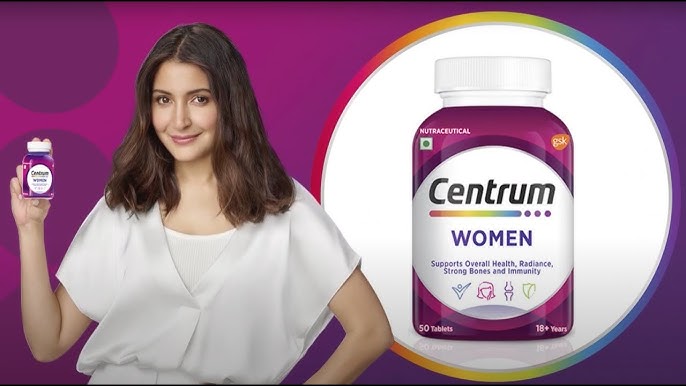 Centrum Women Multivitamin – 100 Tablets – Daily Energy, Immunity & Bone Health Support