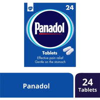 Panadol 500 mg Caplet Pack of 24 caplets for convenient use.