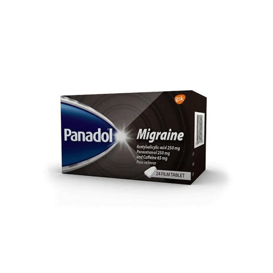 Panadol Migraine tablets provide fast and effective relief from migraine headaches and associated symptoms. Pack of 24 tablets for convenient use.