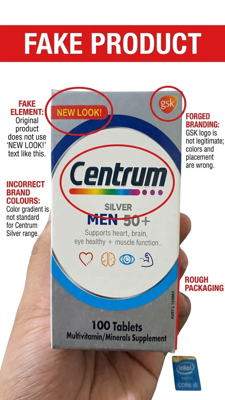 Fake vs Original Centrum – Complete Verification Guide (Pakistan Market)