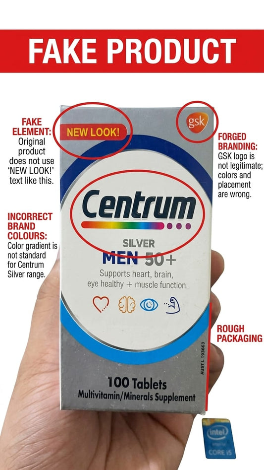 Fake vs Original Centrum – Complete Verification Guide (Pakistan Market)