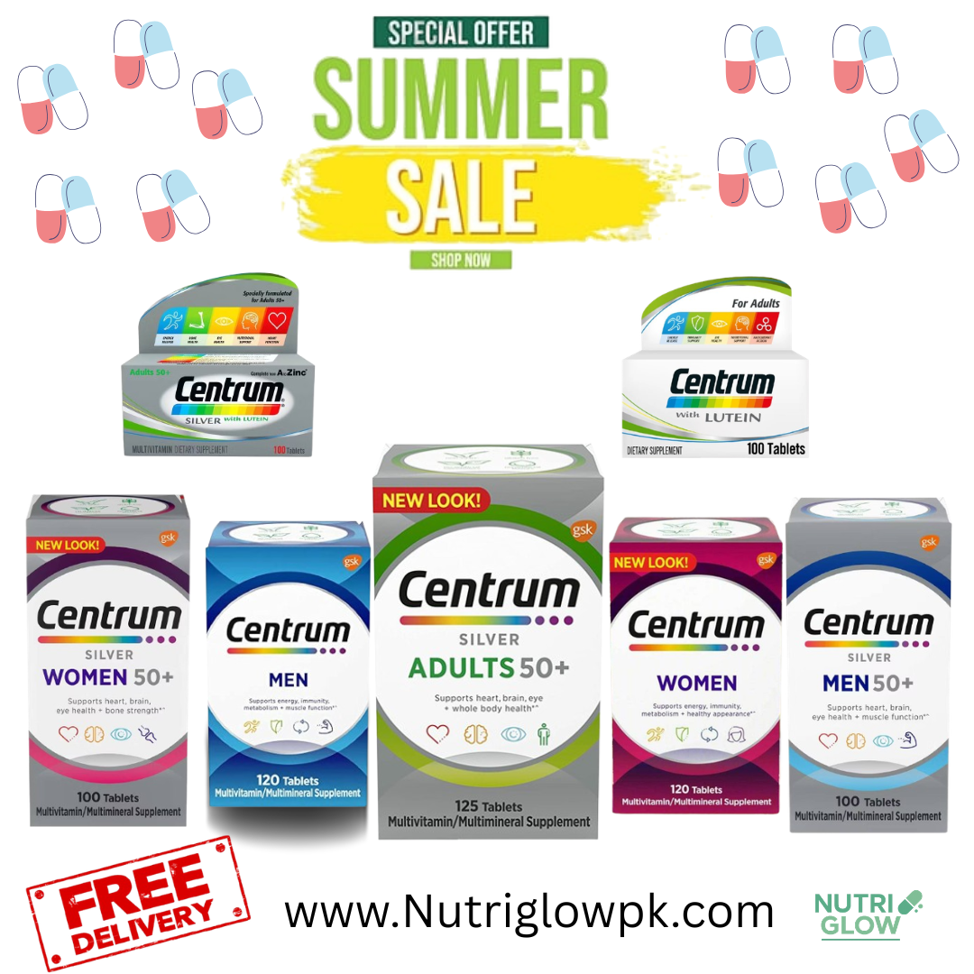 Centrum Adult Multivitamin | Daily Nutrition Support for Under 50 & 50+ age Men & Women