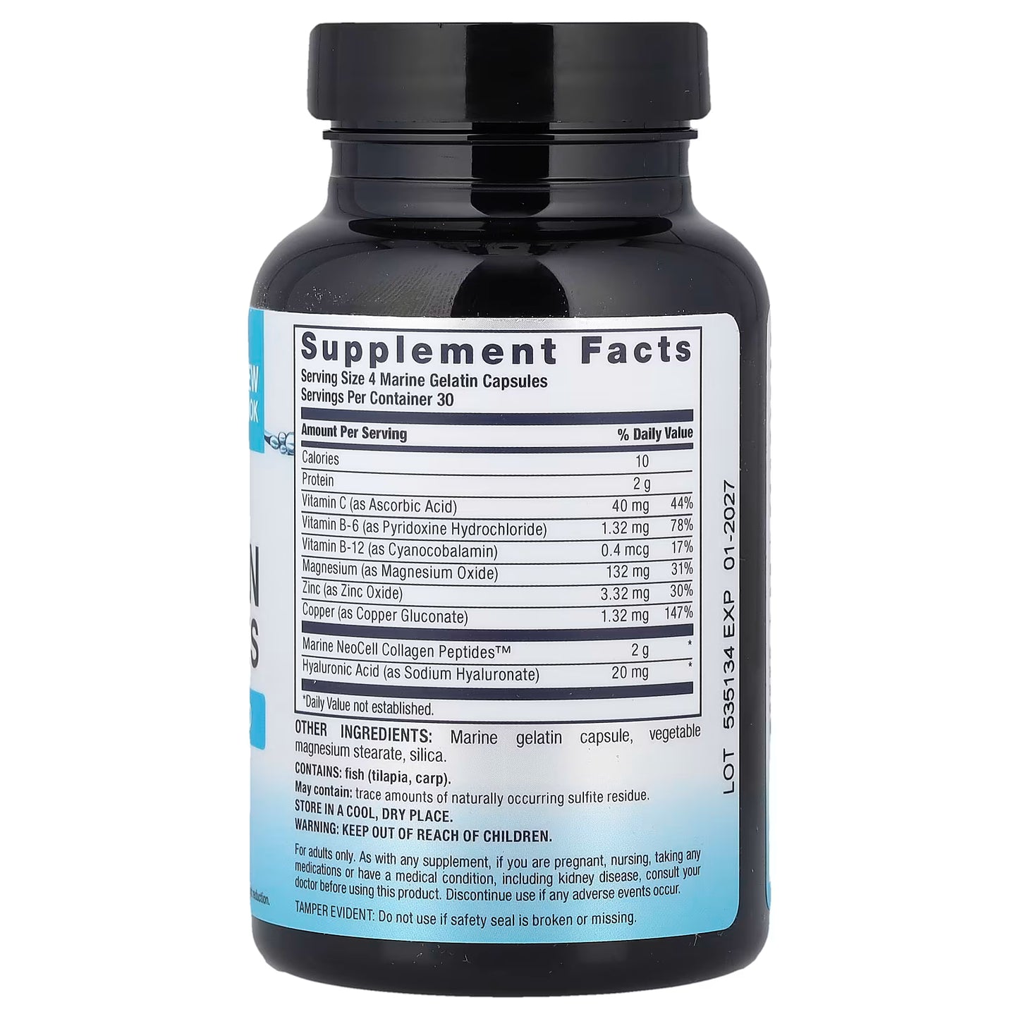 NeoCell Marine Collagen Peptides – 2000mg [120 Capsules]