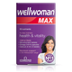 Wellwoman Max – Advanced Women’s Multivitamin with Omega-3, Calcium & Nutrients – 84 Tablets/Softgels (28 Days Supply)