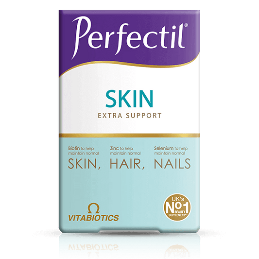 Vitabiotics Perfectil Skin – 56 Tablets – Advanced Skin Radiance, Hydration & Anti-Ageing Supplement with Collagen, Biotin & Antioxidants – Imported from UK