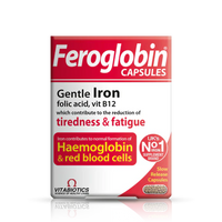Feroglobin Capsules – Iron & Multivitamin Supplement – 30 Capsules – Energy, Blood & Immunity Support