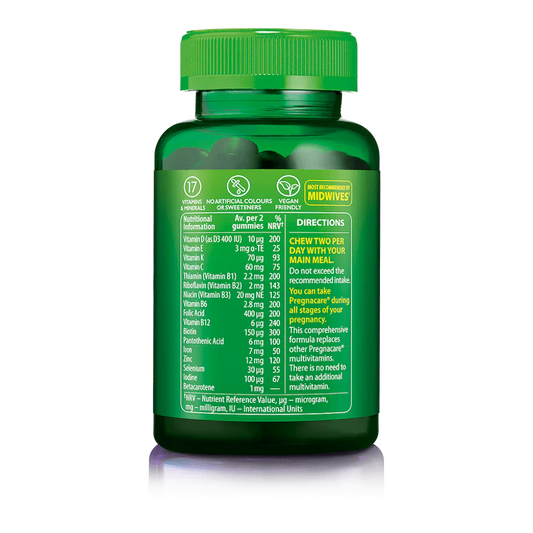 Vitabiotics Pregnacare Gummies 100% Vegan Halal