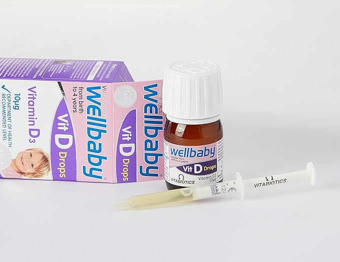 Wellbaby Vitamin D Drops 10µg (Vitamin D3) – From Birth to 4 Years