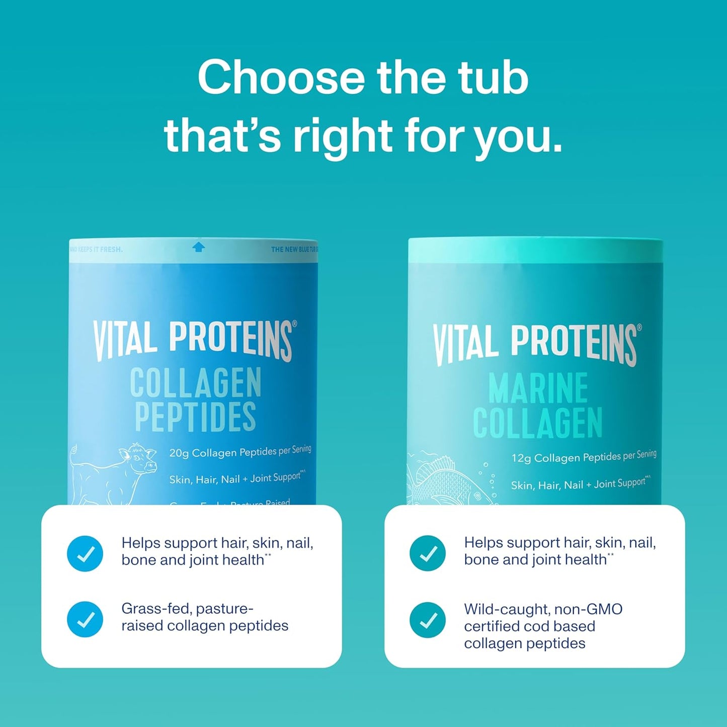Vital Proteins Marine Collagen 221g – Skin, Hair & Joint Support
