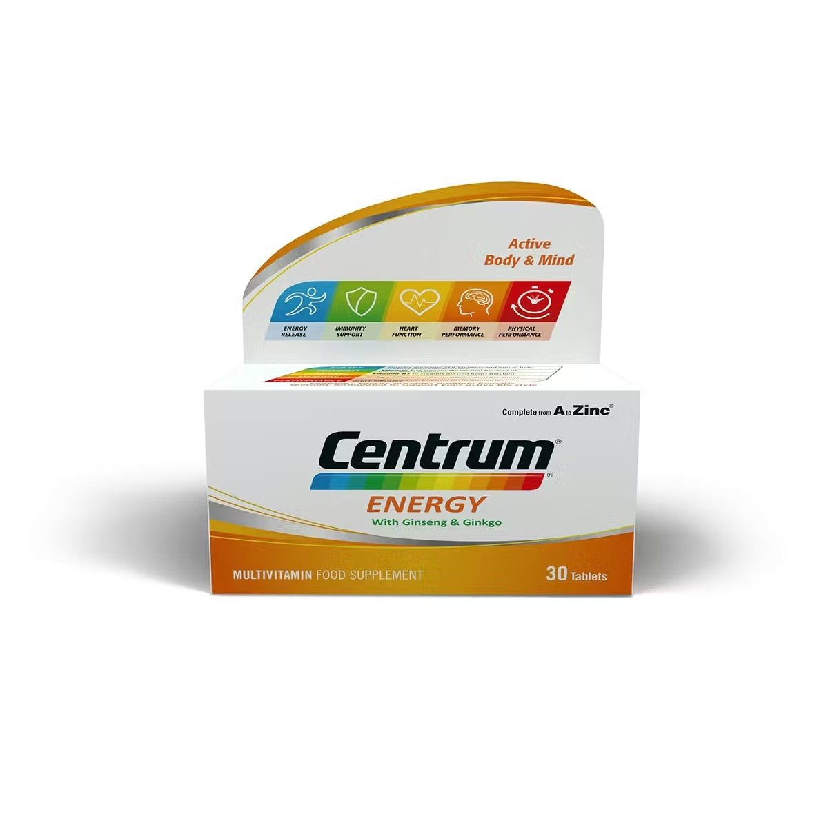 Centrum Energy Multivitamin Tablets | Saudi Variant Halal Formula | Daily Performance & Endurance Support
