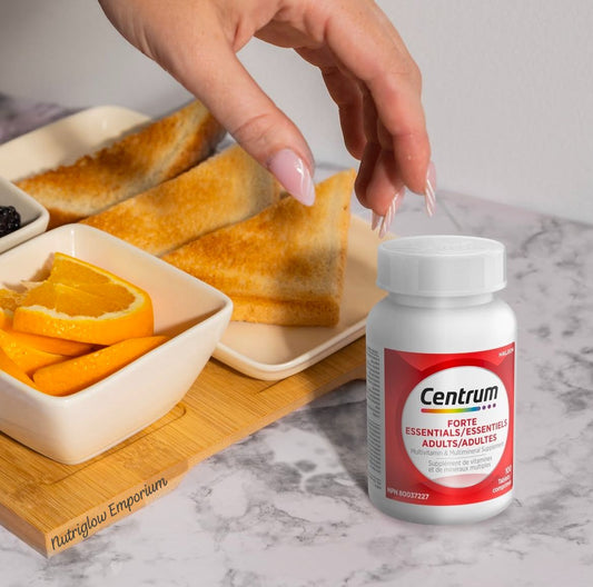 Centrum Fort Essentials Multivitamin 100 tablet's – Daily Immunity, Energy & Bone Health Support – Complete Vitamins & Minerals