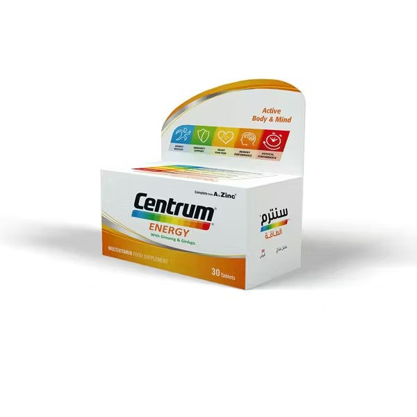 Centrum Energy Multivitamin Tablets | Saudi Variant Halal Formula | Daily Performance & Endurance Support