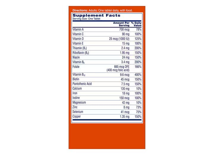 One A Day Women Multivitamin 100 counts| Daily Vitality, Immunity & Nutritional Balance