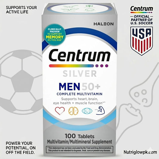 Centrum Silver Men 50+ Complete Multivitamin | 100 Tablets Imported