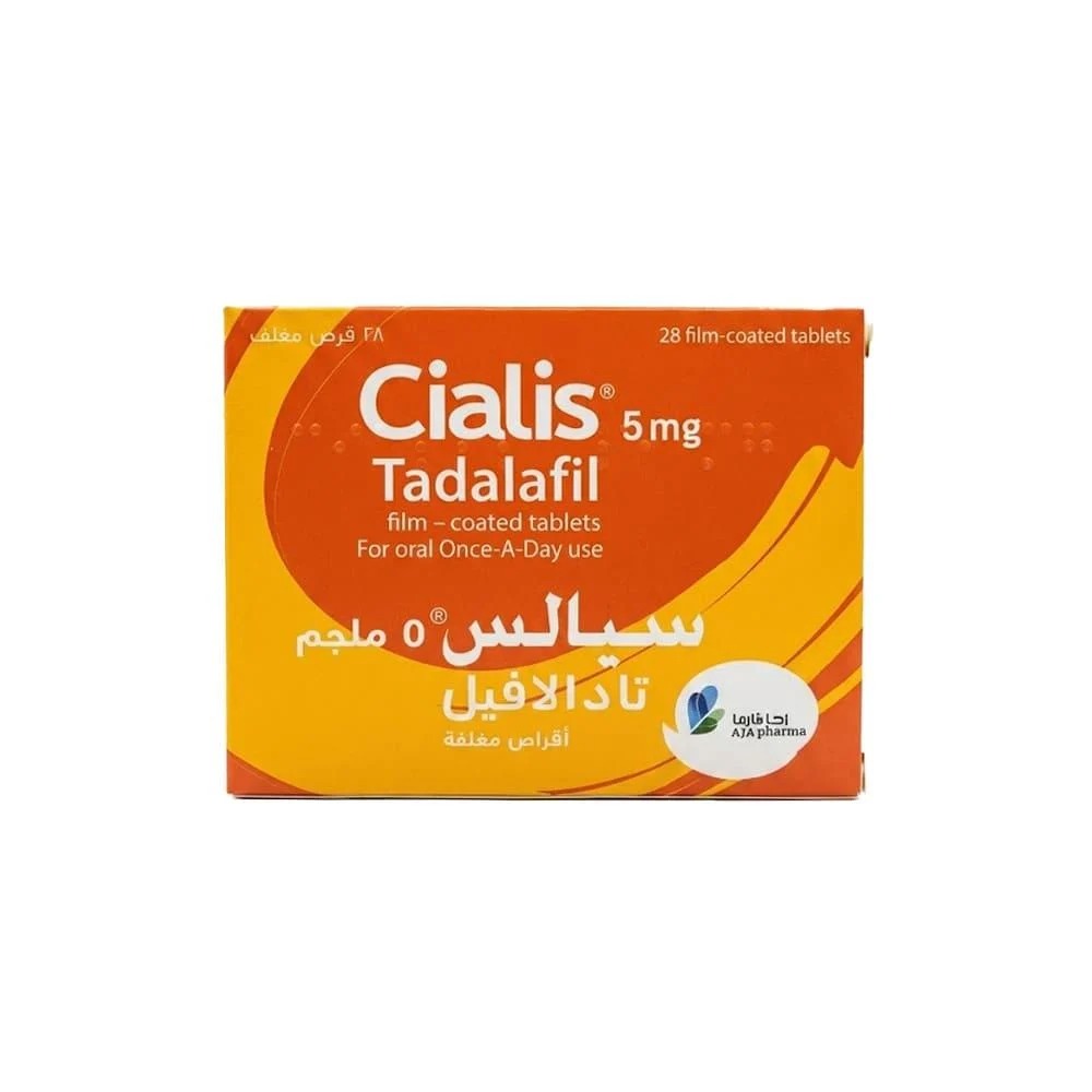 Cialis 5mg 28 Tablets | Original Tadalafil | Saudi Arabia Import