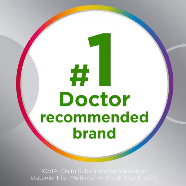 Centrum Adults Multivitamin Supplement – 125 Tablets – Daily Energy, Immunity & Overall Wellness Support